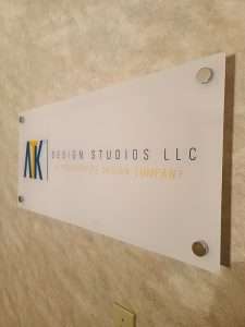 Acrylic Sign On Standoffs6