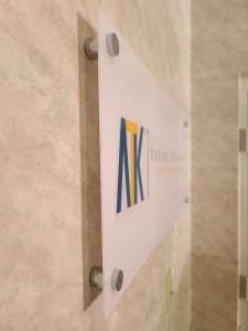 Acrylic Sign On Standoffs7