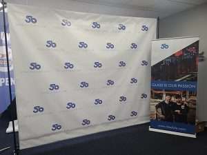 Backdrop Banner & Retractable Banner Stand