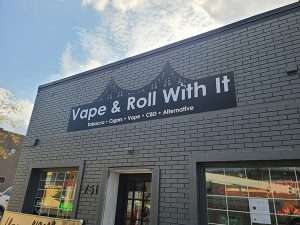 Custom Routed Building Sign & PVC Dimensional Lettering